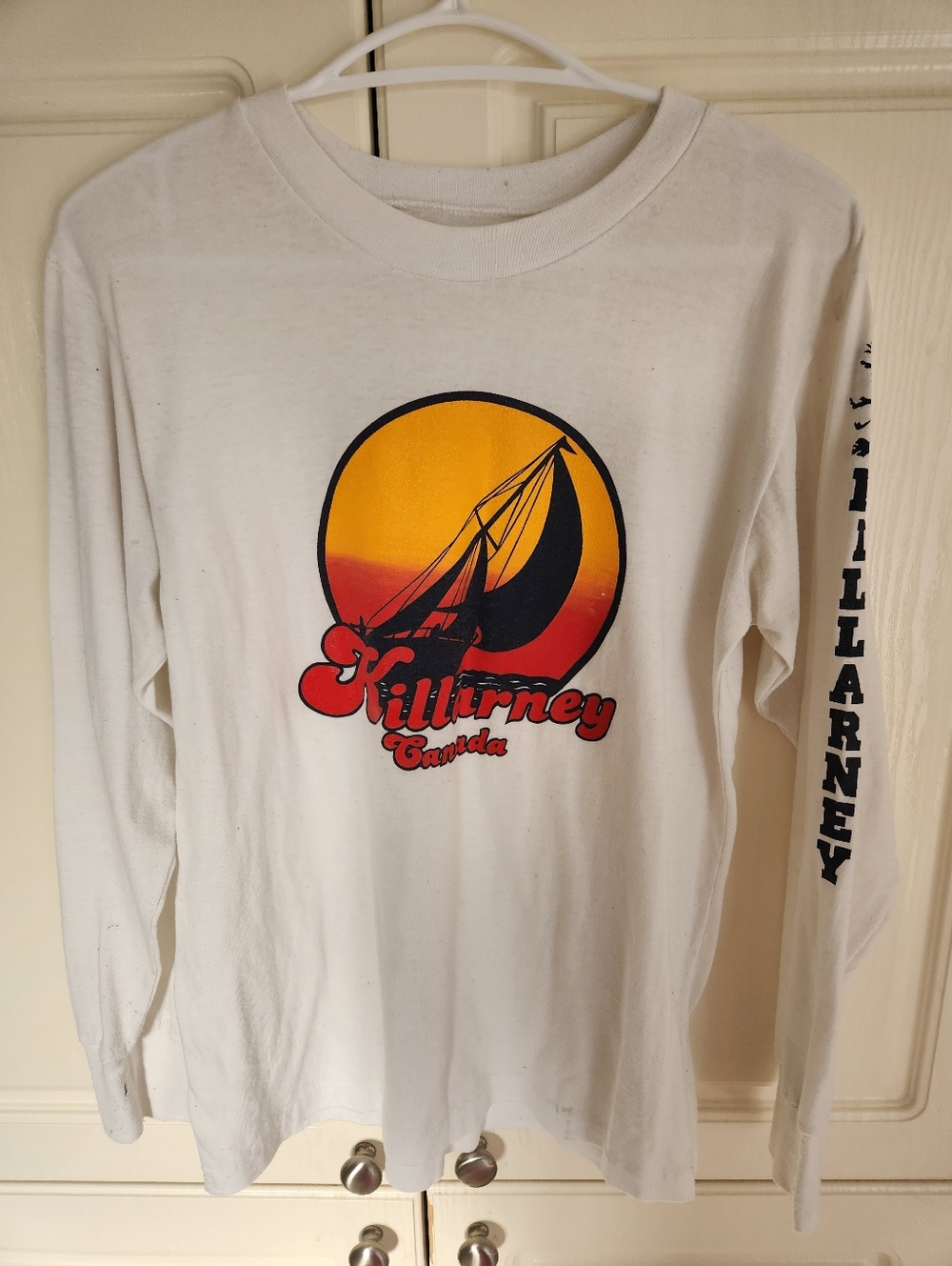 VINTAGE Killarney Sailboat Longsleeve S